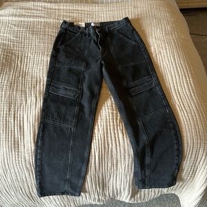 Agolde Cooper Cargo black jeans